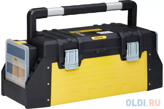 Inforce Ящик для инструмента 24,5 с 2 органайзерами 06-20-04