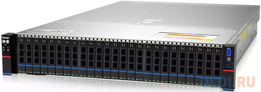 Intel dual socket 32 DIMM, extended 25-bay - w/ 2* 800W CRPS modules + 10GbE dual SFP+ ports (Intel 82599ES)