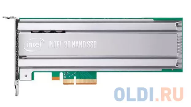 Intel SSD DC P4618 Series (6.4TB, 1/2 Height PCIe 3.1 x8, 3D2, TLC), 999CNK