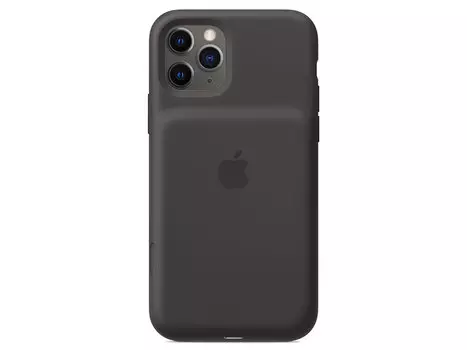 iPhone 11 Pro Smart Battery Case with Wireless Charging - Black клип-клейс, силикон, беспроводная зарядка