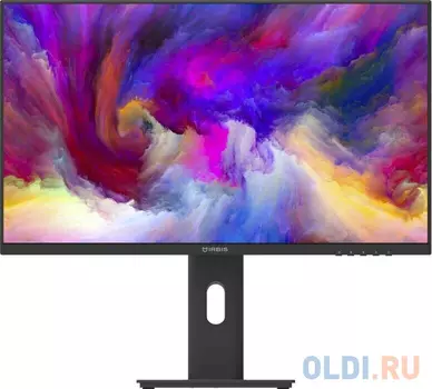 IRBIS MIR View 24 23.8'' LED Monitor 1920x1080, 16:9, IPS, 300 cd/m2, 1000:1, 5ms, 178°/178°, VGA, HDMI, DP, Audio output, 75Hz, регул. нак