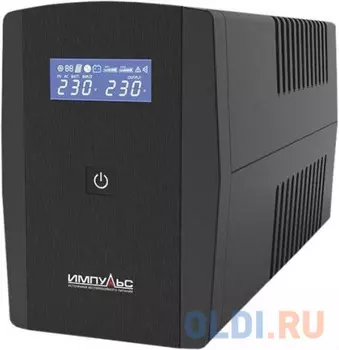 Источник бесперебойного питания Импульс ЮНИОР СМАРТ, Интерактивная, 1000 ВА / 600 Вт, Tower, Schuko, LED, USB, USB