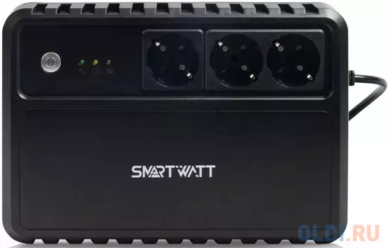 Источник бесперебойного питания Smartwatt Safe 800 480Вт 800ВА черный