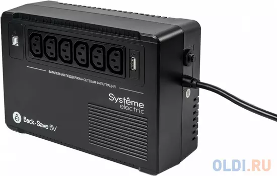 Источник бесперебойного питания Systeme Electriс BV BVSE800I 480Вт 800ВА черный