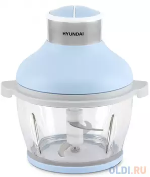 Измельчитель Hyundai HYC-G4208 500Вт синий серебристый