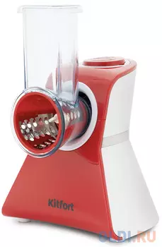 Измельчитель KITFORT КТ-1382 150Вт белый красный