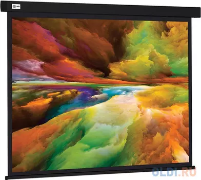 Экран Cactus 206x274см Wallscreen CS-PSW-206X274-BK 4:3 настенно-потолочный рулонный черный