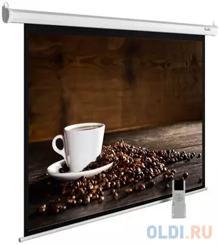 Экран Cactus 300x300см MotoExpert CS-PSME-300x300-WT 1:1 настенно-потолочный рулонный белый (моторизованный привод)