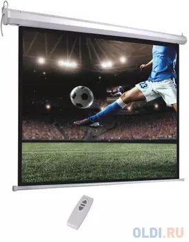 Экран Hiper 183x244см Cinema SMR 4x3-120 4:3 настенно-потолочный рулонный (моторизованный привод)