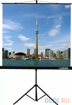 Экран на треноге Lumien 183x244см Eco View LEV-100112 4:3 напольный рулонный