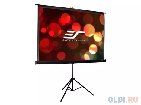Экран напольный Elite Screens T113UWS1 113" 1:1 203x203cm тринога MW черный