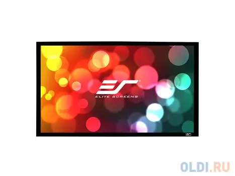 Экран настенный Elite Screens ER110WH1 110" 16:9 137.2x243.8см черный