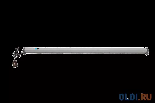 Экран S'OK SCPSM-266x150FG-GR Pro 120'' настенно-потолочный, моторизованный, Fiberglass, серый