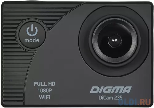 Экшн-камера Digma DiCam 235 черный