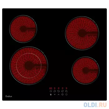 Электрическая варочная поверхность HEV 641 B EVELUX