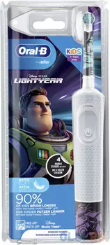 Электрическая зубная щетка Braun Oral-B D100.413 Kids Lightyear голубой