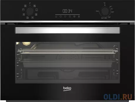 Электрический шкаф Beko BBCM13300X черный/серебристый