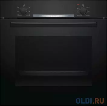 Электрический шкаф Bosch HBA530BB0S черно-серебристый