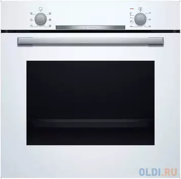 Электрический шкаф Bosch HBA530BW0S белый/серебристый