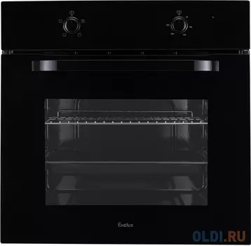 Электрический шкаф EVELUX EO 612 EB черный