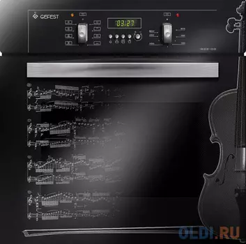 Электрический шкаф Gefest ДА 622-02 Д1 черный