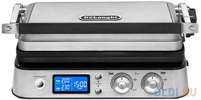 Электрогриль DeLonghi CGH1030D серебристый