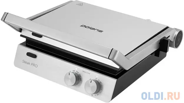 Электрогриль Polaris PGP 2803 2000Вт серебристый