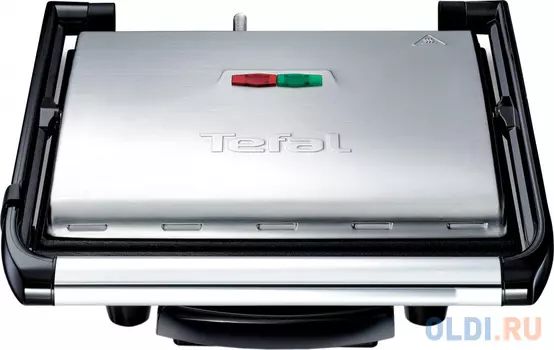 Электрогриль Tefal GC241D38 серебристый чёрный