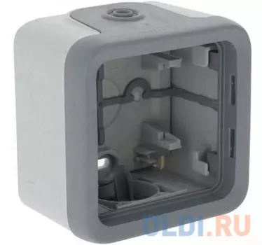 Электромонтажная коробка Legrand Plexo 1 пост серый 69651