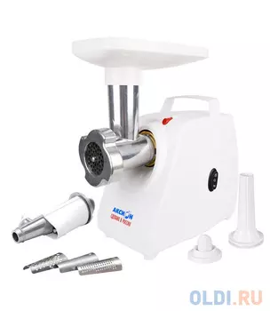 Электромясорубка Аксион М 33.04 230 Вт белый