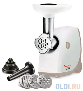 Электромясорубка Moulinex ME462132 400 Вт белый бежевый