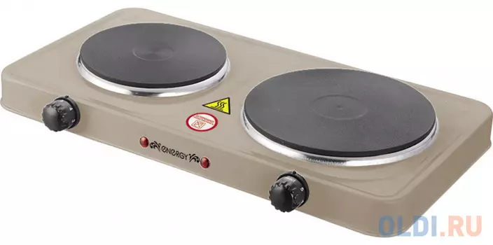 Электроплитка ENERGY EN-903E 1000+1500Вт Ф155+185мм чугун