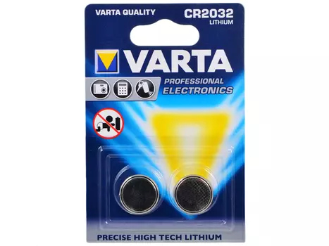 Элемент питания VARTA ELECTRONICS CR 2032 блистер 2 06032101402