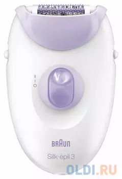 Эпилятор Braun SE3170, аккум, белый/розовый [81315016]