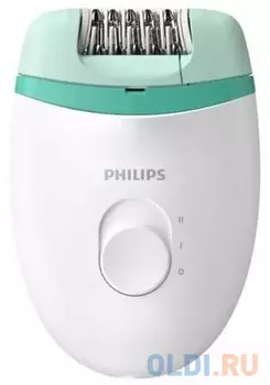 Эпилятор Philips BRE224/00 белый зелёный