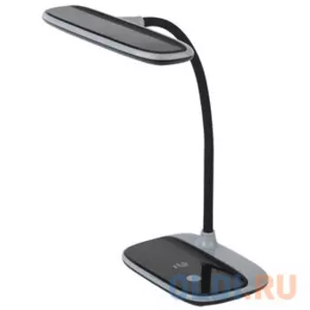 ЭРА Б0028458 Настольный светодиодный светильник NLED-458-6W-BK черный {диммер яркости, цвет. температура 3000/4500/6500К}