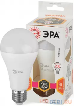 ЭРА Б0035334 Светодиодная лампа груша LED A65-25W-827-E27