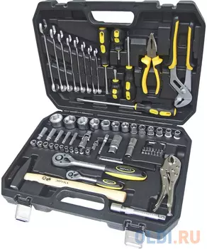 ЭВРИКА Набор инструмента 1*4"&1*2"DR 6-гранный 72 предмета ER-80072