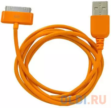 Кабель 30 pin 1м CBR Human Friends Super Link Rainbow C круглый оранжевый