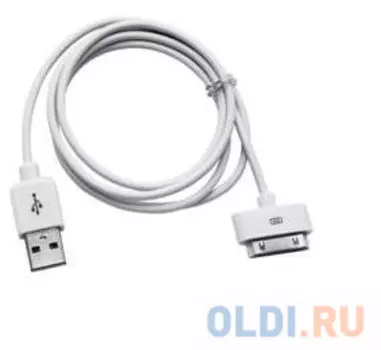 Кабель 30 pin 1м Gembird круглый белый