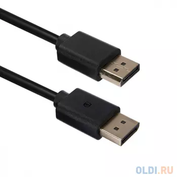 Кабель ACD-DDPF2-30B [ACD-DDPF2-30B] DisplayPort 1.2, DP extension, Golden Plated, 20m/20f, Черный, 3м (742514)