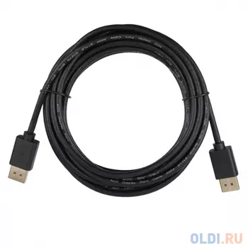 Кабель ACD-DDPM2-50B [ACD-DDPM2-50B] DisplayPort 1.2, Golden Plated, 20m/20m, Черный, 5м, (742385)
