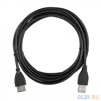 Кабель ACD-U2AAF-30L [ACD-U2AAF-30L] USB 2.0, A male - A feмale, ТТХ: (7/0.12BC+PE)*1P+(7/0.12BC+PE)*2C+7/0.12BC+AL+PVC OD4.0, Черный, 3м (742064)