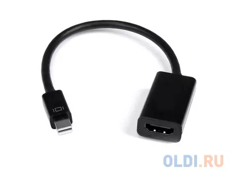 Кабель-адаптер Orient C302 Mini DisplayPort M -&gt; HDMI F, длина 0.2 метра, черный