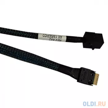 Кабель Amphenol RSL38-2804 Slimline SASx4 (SFF8654) -to- HD MiniSAS x4 (SFF8643) 80cm