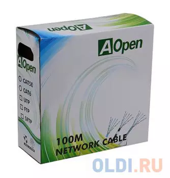 Кабель Aopen UTP 4 пары кат.5е (бухта 100м) p/n: ANC5141
