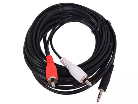 Кабель Audio Jack 3.5M/2xRCA Belsis Sparks SN1038/BL1038 5m