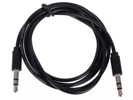 Кабель Belsis Jack 3,5 (3 pin) вилка - Jack 3,5 (3 pin) вилка, длина 1 м. черный BL1029