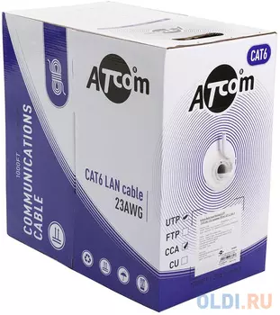 Кабель CAT5E UTP 305M COPPER AT4377 ATCOM