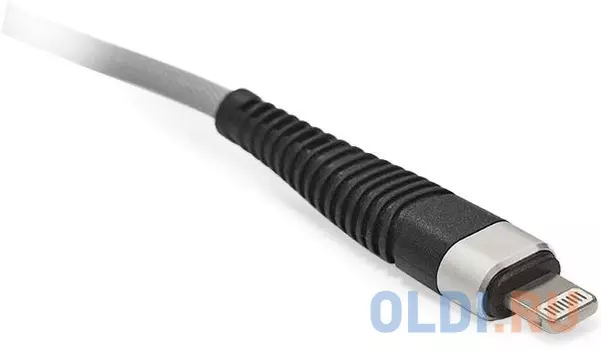 Кабель Lightning 1м CBR CB 501 круглый серебристый
